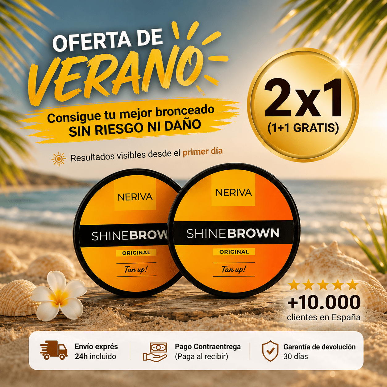 Shine Brown - Acelera tu Bronceado